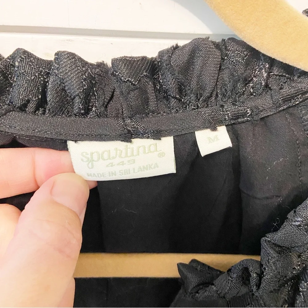 NWTs Spartina 445 | Josette Jacquard Blouse Size Medium - Picture 6 of 12